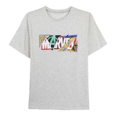 T-shirt à manches courtes homme Marvel Gris