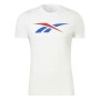 Camiseta de Manga Corta Hombre Reebok GS VECTOR TEE HS4899 Blanco