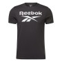 Camiseta de Manga Corta Hombre Reebok BIG LOGO TEE HD4222 Negro