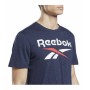 Camiseta de Manga Corta Hombre Reebok BIG LOGO TEE HZ8798 Azul marino