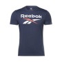 Camiseta de Manga Corta Hombre Reebok BIG LOGO TEE HZ8798 Azul marino