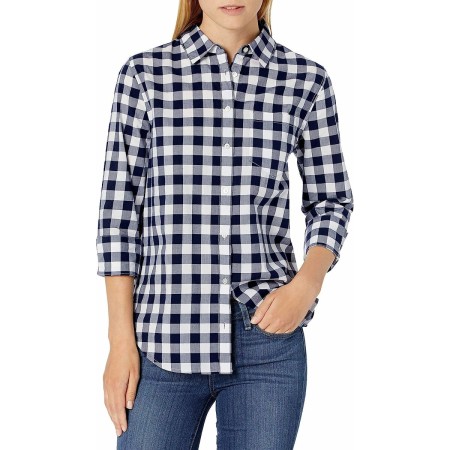 Camisa de Manga Larga Mujer Amazon Essentials XS (Reacondicionado B)