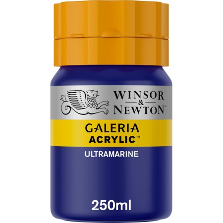 Peinture acrylique Winsor & Newton Ultramarine 250 ml (Reconditionné A)