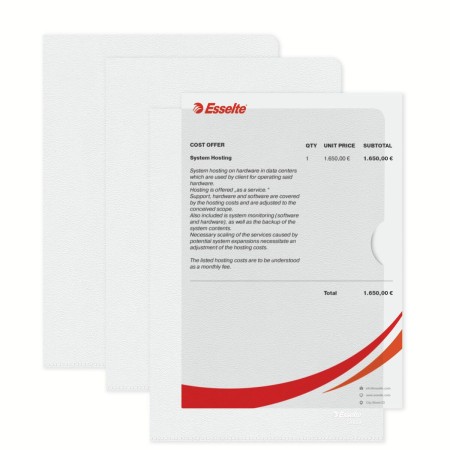 Porte-documents Esselte A5 Transparent (Reconditionné D)
