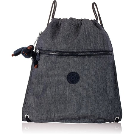 Sac à dos serré par des ficelles Kipling SUPERTABOO Gris 15 L (Reconditionné A+)