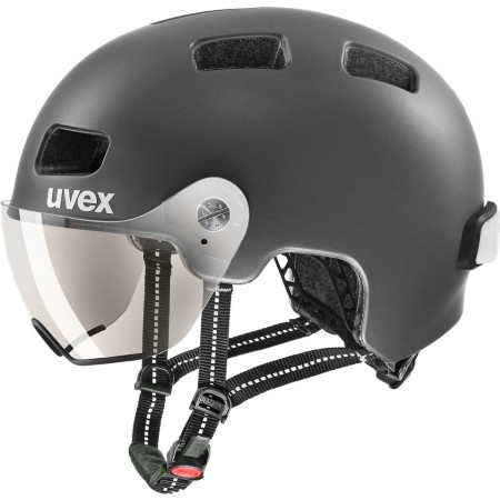 Casque de Cyclisme pour Adultes Uvex Rush Visor 55-58 cm Gris (Reconditionné C)