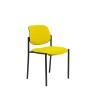 Silla de Recepción Villalgordo Royal Fern 27NSPAM Símil Piel Amarillo