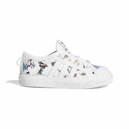 Zapatillas de Deporte para Bebés Adidas Originals Disney Nizza Blanco