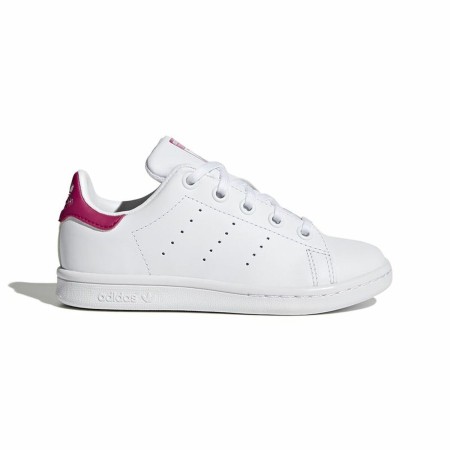 Chaussures de Sport pour Enfants Adidas Originals Stan Smith Blanc