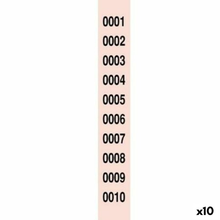 Tiras de Números para Rifa 1-5000 (10 Unidades)