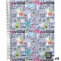 Cahier Grafoplas Fantasy Multicouleur 80 Volets quarto (12 Unités)