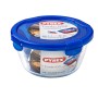 Fiambrera Hermética Pyrex Cook & Go 20 x 20 x 10,3 cm Azul 1,6 L Vidrio (6 Unidades)