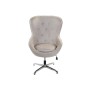 Fauteuil DKD Home Decor 73 x 74 x 113 cm Argenté Beige Acier