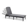 Chaise longue Allibert by KETER 8711245146294 187 x 58 x 29 cm Gris