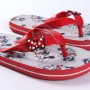 Tongs pour Enfants Minnie Mouse Rouge Blanc Gris