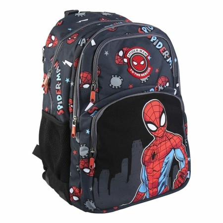 Cartable Spiderman Noir (32 x 18,5 x 44 cm)