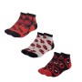 Chaussettes Deadpool Unisexe 3 paires Multicouleur