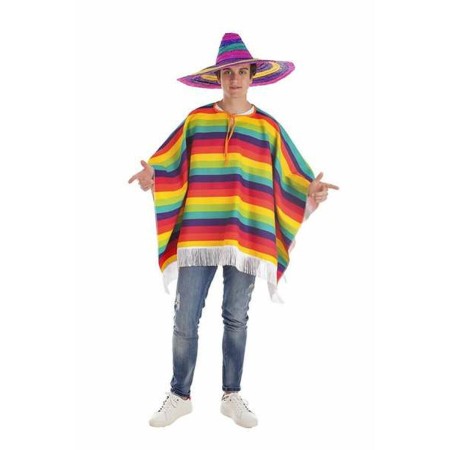 Déguisement pour Adultes Arcoiris Poncho
