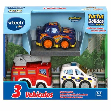 Jeu de Véhicules Vtech 8 x 9 x 5,5 cm 3 Pièces