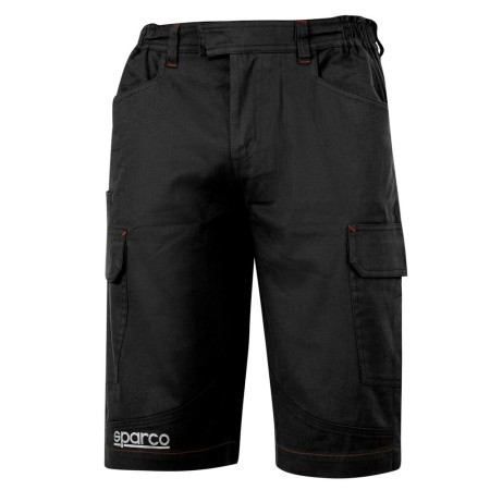 Pantalón corto Sparco S02410NR3L Negro Elástico