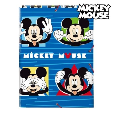 Carpeta Mickey Mouse Clubhouse Me time 26 x 33.5 x 2.5 cm Rojo Azul A4