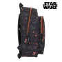 Mochila Escolar con Ruedas Star Wars The dark side Negro Naranja 10 L