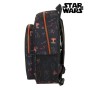 Mochila Escolar con Ruedas Star Wars The dark side Negro Naranja 10 L