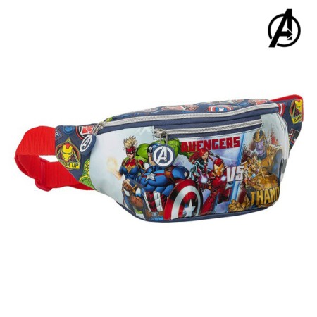 Riñonera The Avengers Heroes vs thanos Multicolor Azul marino 23 x 12 x 9 cm