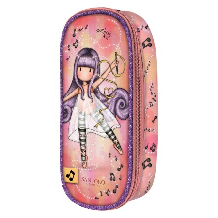 Estuche Little Dancer Gorjuss Little dancer 10 x 23 x 6 cm Salmón