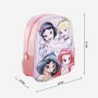 Cartable Princesses Disney Rose (25 x 31 x 10 cm)