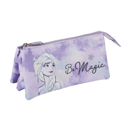 Trousse d'écolier Frozen Be Magic Lila (11,5 x 2 x 22,5 cm)