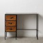 Bureau 101 x 43 x 78 cm Métal Bois