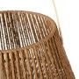 Farol 33 x 33 x 27 cm Portavelas Natural Fibra natural