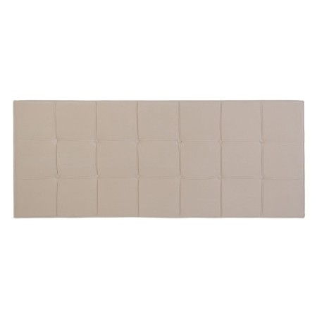 Cabecero de Cama 160 x 7 x 64 cm Tejido Sintético Beige