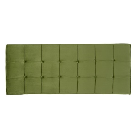 Cabecero de Cama 160 x 7 x 64 cm Tejido Sintético Verde