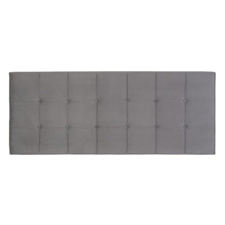 Cabecero de Cama 160 x 7 x 64 cm Tejido Sintético Gris