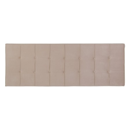 Cabecero de Cama 180 x 7 x 64 cm Tejido Sintético Beige