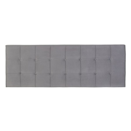 Cabecero de Cama 180 x 7 x 64 cm Tejido Sintético Gris