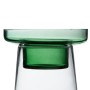 Bougeoir 16,5 x 16,5 x 28,5 cm Vert verre