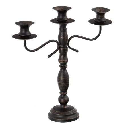 Candelabro 42 x 12 x 42 cm Negro Metal