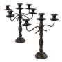 Candelabro 42 x 12 x 42 cm Negro Metal