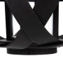 Lanterne 35 x 35 x 29 cm Bougeoir Noir Bambou