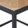 Table de Nuit SPIKE 55 x 55 x 45 cm Naturel Métal Bois