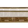 Portavelas 56 x 12 x 10 cm Cristal Dorado Metal