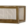 Portavelas 56 x 12 x 10 cm Cristal Dorado Metal