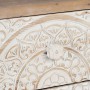 Table de Nuit SHABBY CHIC 47 x 43 x 58 cm Naturel Bois Blanc