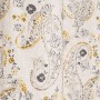Rideau Ameba 100 % coton 140 x 260 cm Moutarde