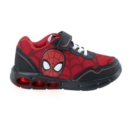 Baskets LED Spiderman Rouge