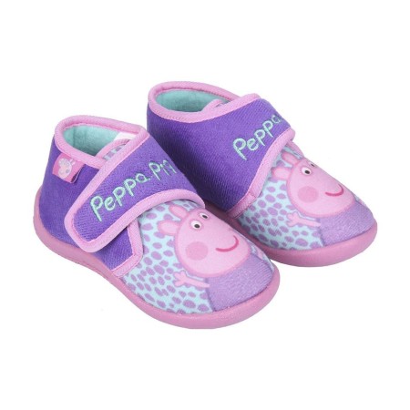 Chaussons Pour Enfant 3D Peppa Pig Violet Rose