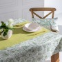 Nappe 140 x 140 cm Polyester Vert 100 % coton